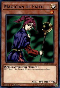 Magician of Faith - Structure Deck: Order of the Spellcasters (SR08) #SR08-EN020 - Common / Short Print YuGiOh Trading Card