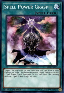 Spell Power Grasp - Structure Deck: Order of the Spellcasters (SR08) #SR08-EN025 - Common / Short Print YuGiOh Trading Card