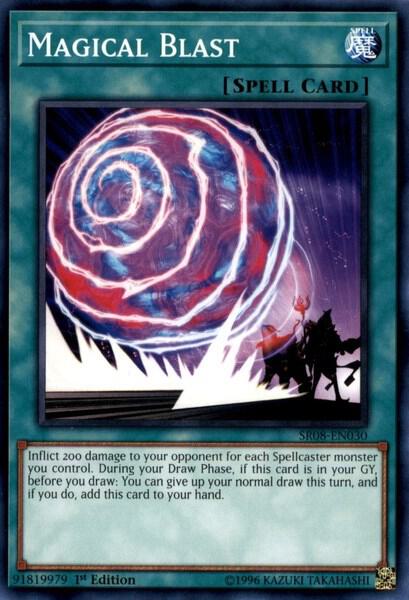 Magical Blast trading card from Structure Deck: Order of the Spellcasters Magical Blast - Structure Deck: Order of the Spellcasters YuGiOh trading card
