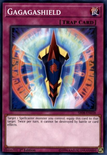 Gagagashield trading card from Structure Deck: Order of the Spellcasters Gagagashield - Structure Deck: Order of the Spellcasters YuGiOh trading card