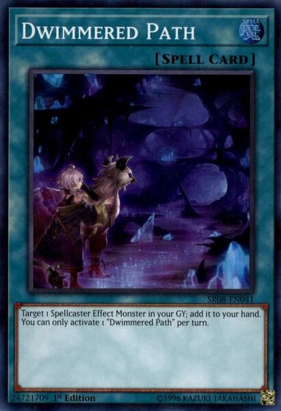 Dwimmered Path trading card from Structure Deck: Order of the Spellcasters Dwimmered Path - Structure Deck: Order of the Spellcasters YuGiOh trading card