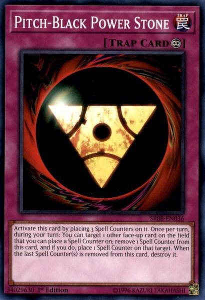Pitch-Black Power Stone trading card from Structure Deck: Order of the Spellcasters Pitch-Black Power Stone - Structure Deck: Order of the Spellcasters YuGiOh trading card