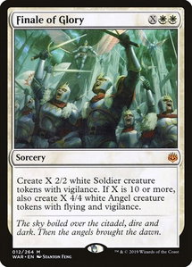 Finale of Glory - War of the Spark (WAR) #12 - Mythic Rare Magic: The Gathering Trading Card