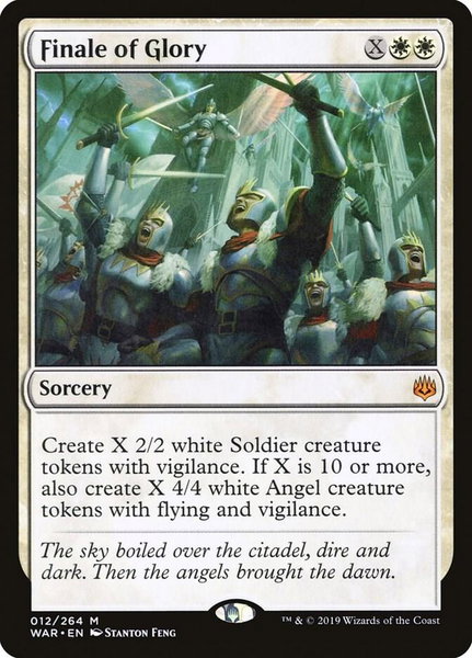 Finale of Glory - War of the Spark Magic: The Gathering trading card
