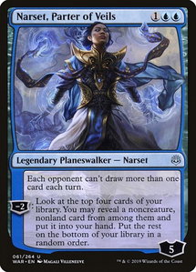 Narset, Parter of Veils - War of the Spark (WAR) #61 - Uncommon Magic: The Gathering Trading Card