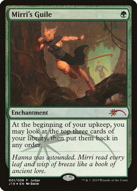 Mirri's Guile - Judge Promos Magic: The Gathering trading card