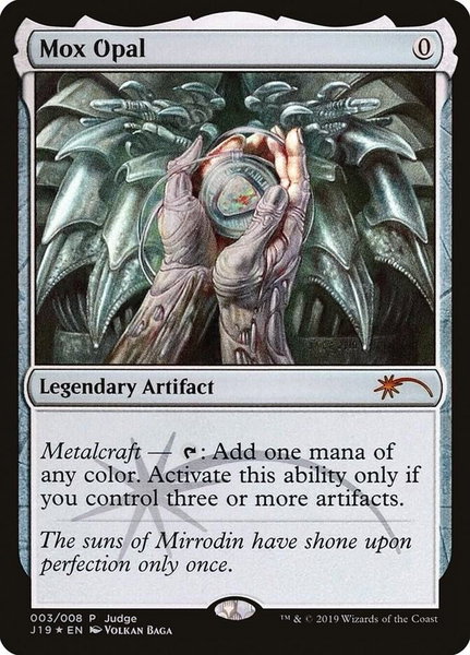 Mox Opal trading card from Judge Promos Mox Opal - Judge Promos Magic: The Gathering trading card