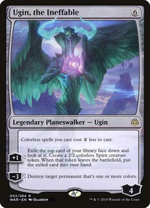 Ugin, the Ineffable - War of the Spark (WAR) #2 - Rare Magic: The Gathering Trading Card