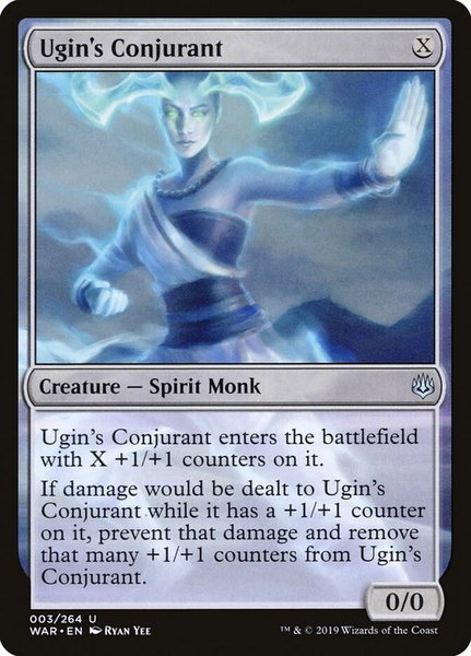 Ugin's Conjurant - War of the Spark Magic: The Gathering trading card