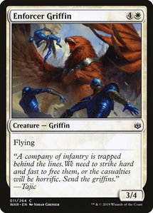 Enforcer Griffin - War of the Spark (WAR) #11 - Common Magic: The Gathering Trading Card