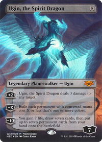 Ugin, the Spirit Dragon - Mythic Edition: War of the Spark (MED3) #WS1 - Mythic Magic: The Gathering Trading Card