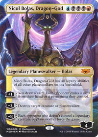 Nicol Bolas, Dragon-God - Mythic Edition: War of the Spark (MED3) #WS6 - Mythic Magic: The Gathering Trading Card