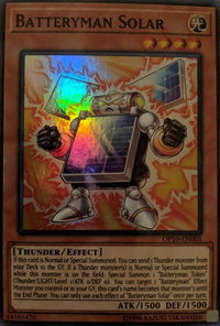 Batteryman Solar - OTS Tournament Pack 10 (OP10) #OP10-EN005 - Super Rare YuGiOh Trading Card