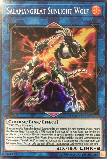 Salamangreat Sunlight Wolf - OTS Tournament Pack 10 YuGiOh trading card