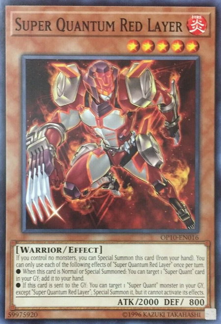 Super Quantum Red Layer - OTS Tournament Pack 10 YuGiOh trading card