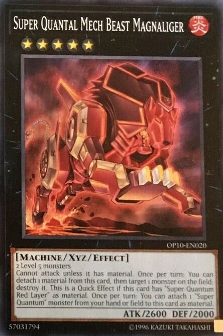 Super Quantal Mech Beast Magnaliger - OTS Tournament Pack 10 YuGiOh trading card