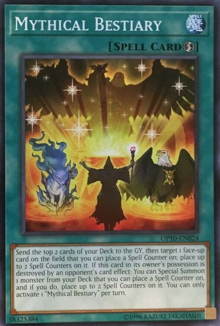 Mythical Bestiary - OTS Tournament Pack 10 YuGiOh trading card