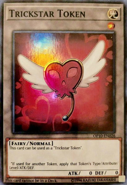 Token: Trickstar trading card from OTS Tournament Pack 10 Token: Trickstar - OTS Tournament Pack 10 YuGiOh trading card