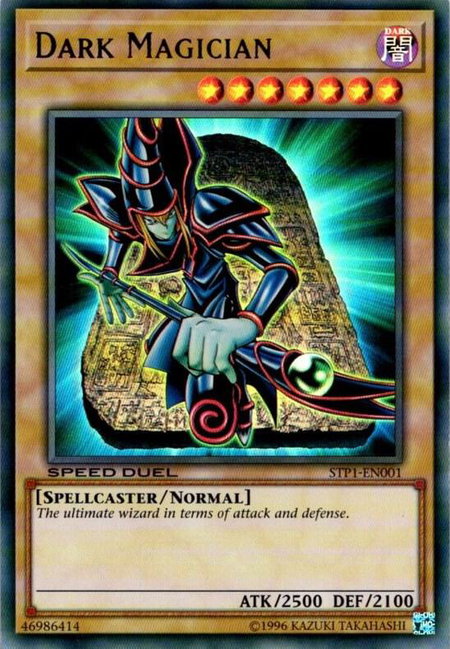 Dark Magician trading card from Speed Duel: Tournament Pack 1 Dark Magician - Speed Duel: Tournament Pack 1 YuGiOh trading card
