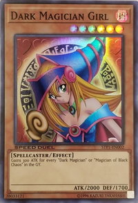 Dark Magician Girl - Speed Duel: Tournament Pack 1 (STP1) #STP1-EN002 - Super Rare YuGiOh Trading Card