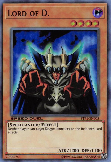 Lord of D. trading card from Speed Duel: Tournament Pack 1 Lord of D. - Speed Duel: Tournament Pack 1 YuGiOh trading card