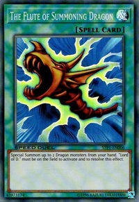 The Flute of Summoning Dragon - Speed Duel: Tournament Pack 1 (STP1) #STP1-EN006 - Super Rare YuGiOh Trading Card