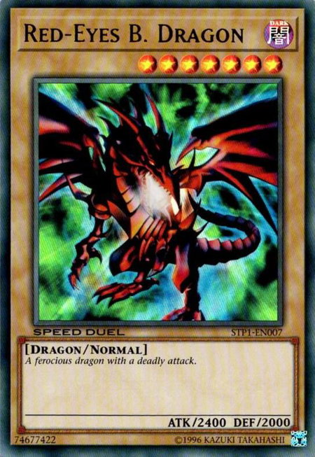 Red-Eyes B. Dragon - Speed Duel: Tournament Pack 1 YuGiOh trading card