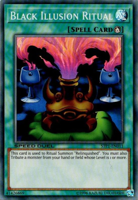 Black Illusion Ritual - Speed Duel: Tournament Pack 1 YuGiOh trading card