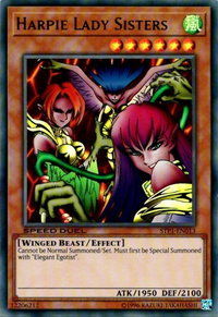 Harpie Lady Sisters - Speed Duel: Tournament Pack 1 (STP1) #STP1-EN013 - Ultra Rare YuGiOh Trading Card