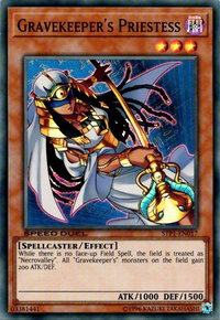 Gravekeeper's Priestess - Speed Duel: Tournament Pack 1 (STP1) #STP1-EN017 - Super Rare YuGiOh Trading Card