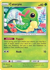 Caterpie - SM - Unbroken Bonds (SM10) #2/214 - Common Pokémon Trading Card