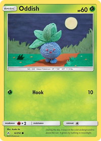 Oddish (6) - SM - Unbroken Bonds (SM10) #6/214 - Common Pokémon Trading Card