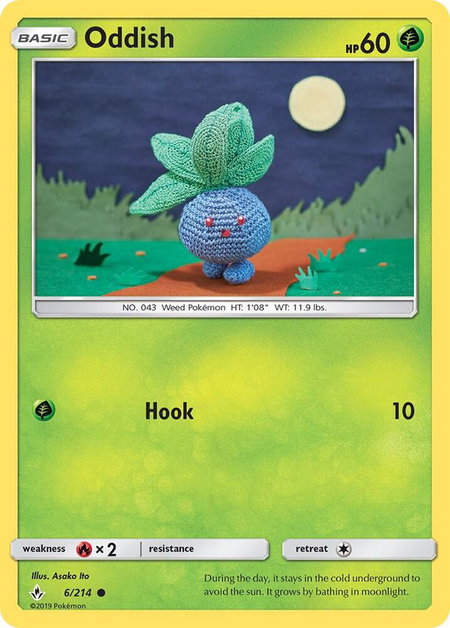 Oddish (6) - SM - Unbroken Bonds Pokémon trading card