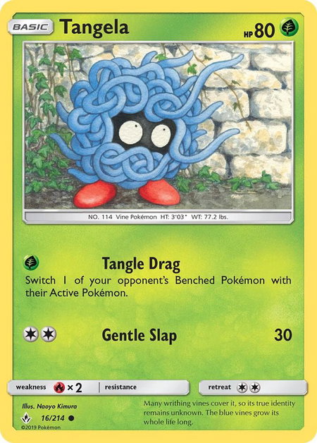 Tangela - SM - Unbroken Bonds Pokémon trading card