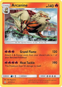 Arcanine - SM - Unbroken Bonds (SM10) #22/214 - Holo Rare Pokémon Trading Card