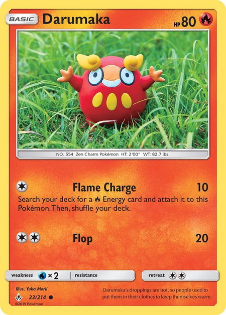 Darumaka - SM - Unbroken Bonds Pokémon trading card