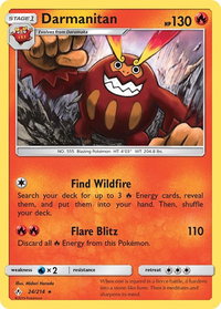 Darmanitan - SM - Unbroken Bonds (SM10) #24/214 - Rare Pokémon Trading Card
