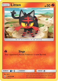 Litten (26) - SM - Unbroken Bonds (SM10) #26/214 - Common Pokémon Trading Card