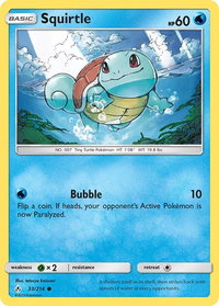 Squirtle - SM - Unbroken Bonds (SM10) #33/214 - Common Pokémon Trading Card
