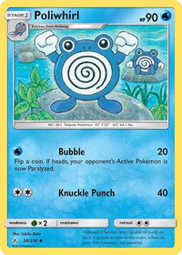 Poliwhirl - SM - Unbroken Bonds (SM10) #38/214 - Uncommon Pokémon Trading Card