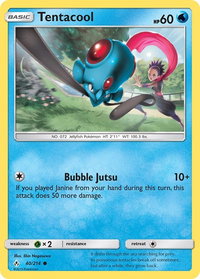 Tentacool - SM - Unbroken Bonds (SM10) #40/214 - Common Pokémon Trading Card
