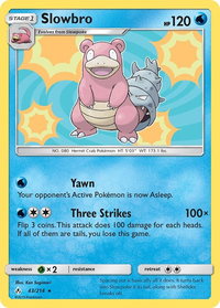 Slowbro - SM - Unbroken Bonds (SM10) #43/214 - Holo Rare Pokémon Trading Card