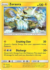 Zeraora - SM - Unbroken Bonds (SM10) #60/214 - Rare Pokémon Trading Card
