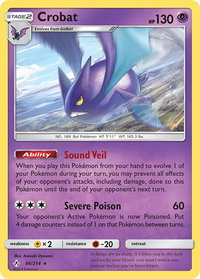 Crobat - SM - Unbroken Bonds (SM10) #66/214 - Holo Rare Pokémon Trading Card