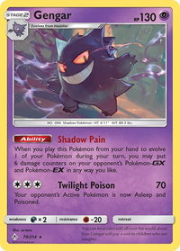 Gengar - SM - Unbroken Bonds (SM10) #70/214 - Rare Pokémon Trading Card