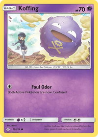 Koffing - SM - Unbroken Bonds (SM10) #73/214 - Common Pokémon Trading Card