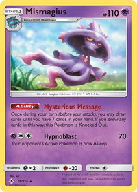 Mismagius - SM - Unbroken Bonds (SM10) #78/214 - Rare Pokémon Trading Card