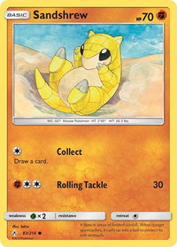 Sandshrew - SM - Unbroken Bonds (SM10) #83/214 - Common Pokémon Trading Card