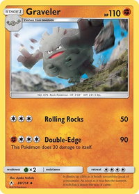 Graveler - SM - Unbroken Bonds (SM10) #88/214 - Uncommon Pokémon Trading Card