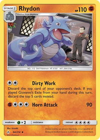 Rhydon - SM - Unbroken Bonds (SM10) #94/214 - Uncommon Pokémon Trading Card